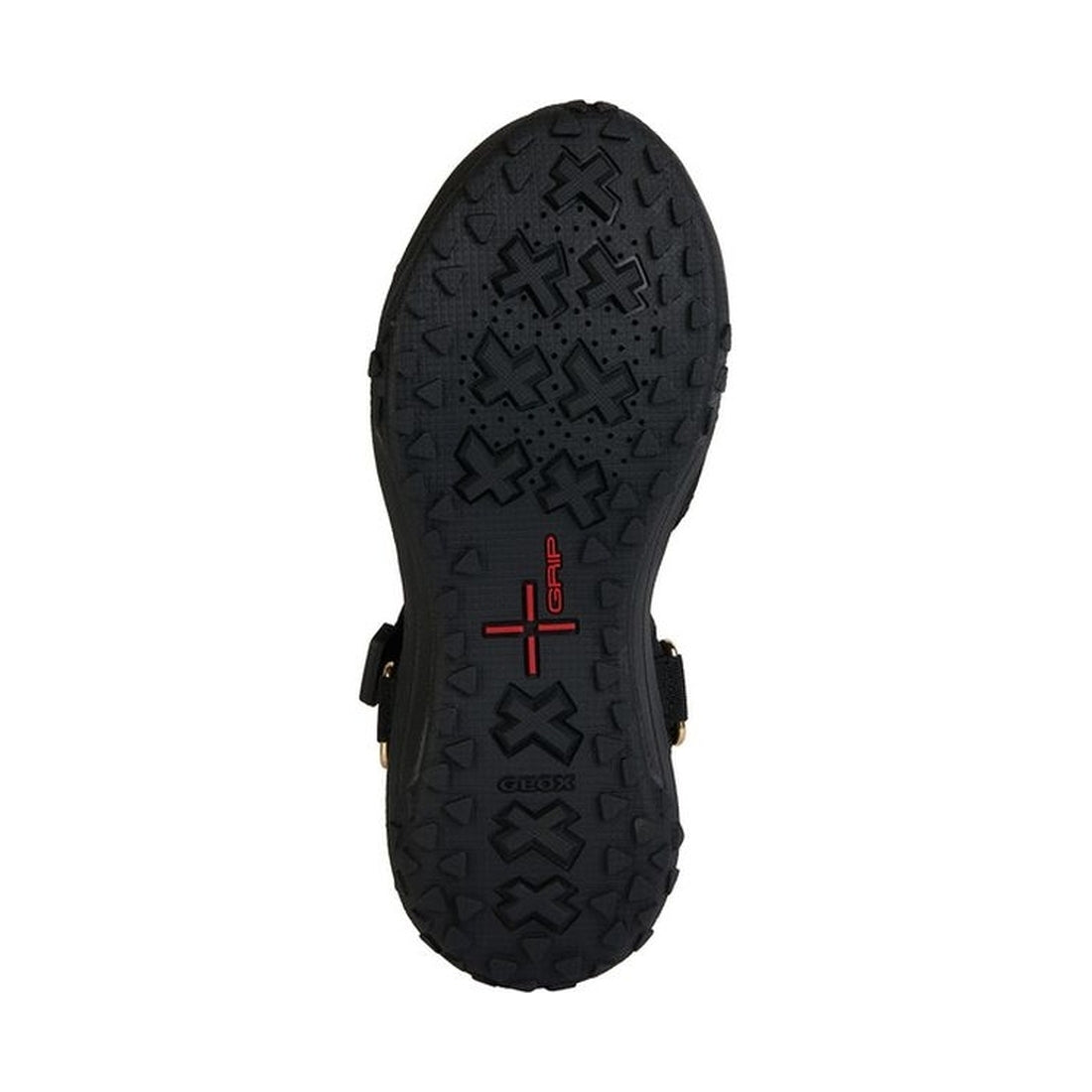 Geox womens black sorapis grip sandals | Vilbury London