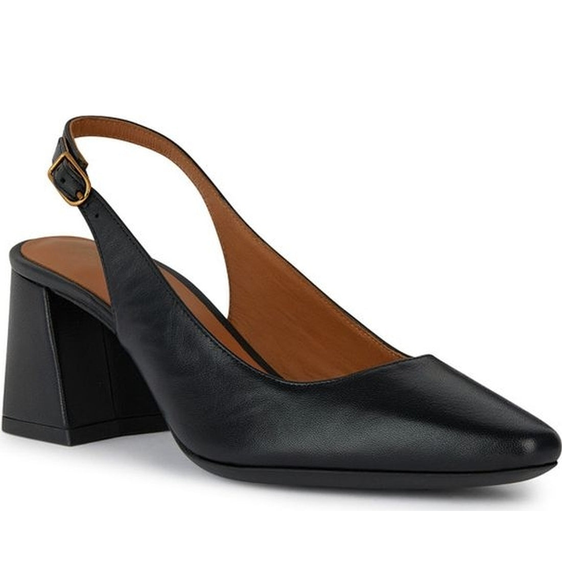 Geox womens black giselda shoes | Vilbury London