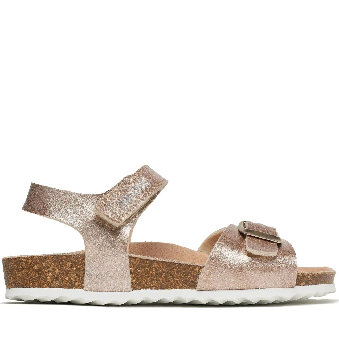 Geox girls rose gold adriel sandals | Vilbury London