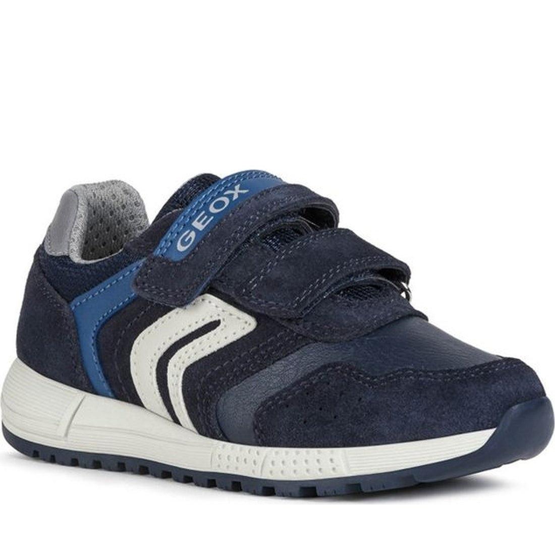 Geox boys navy, dk avio alben sneakers | Vilbury London