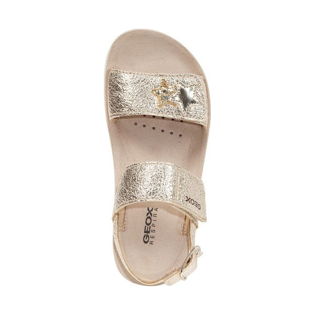 Geox girls gold sandal costarei | Vilbury London