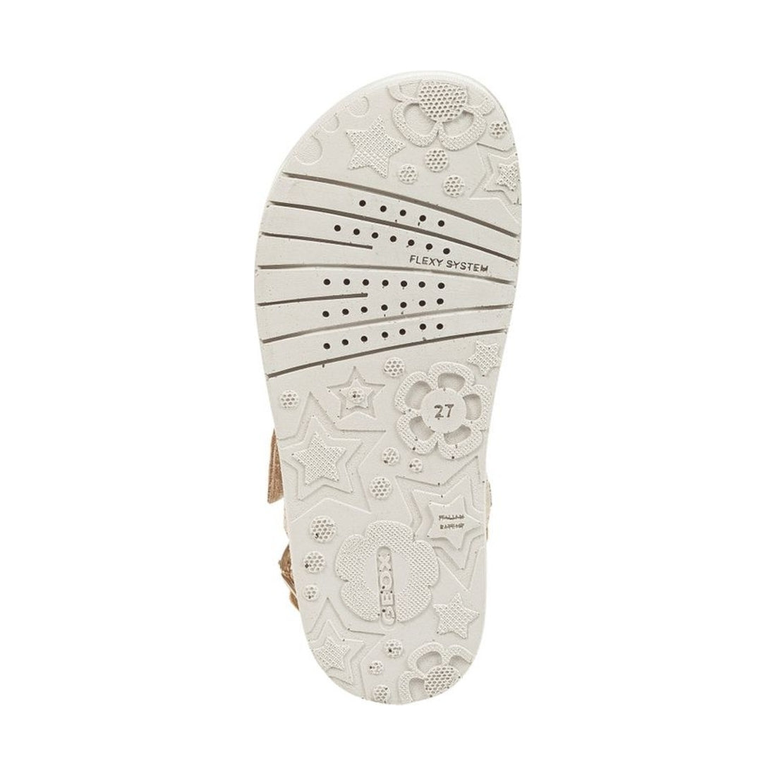 Geox girls gold sandal costarei | Vilbury London