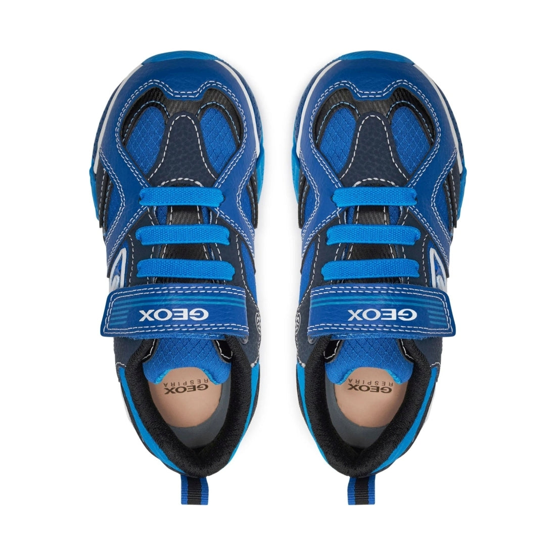 Geox boys royal, lt blue bayonyc sneakers | Vilbury London