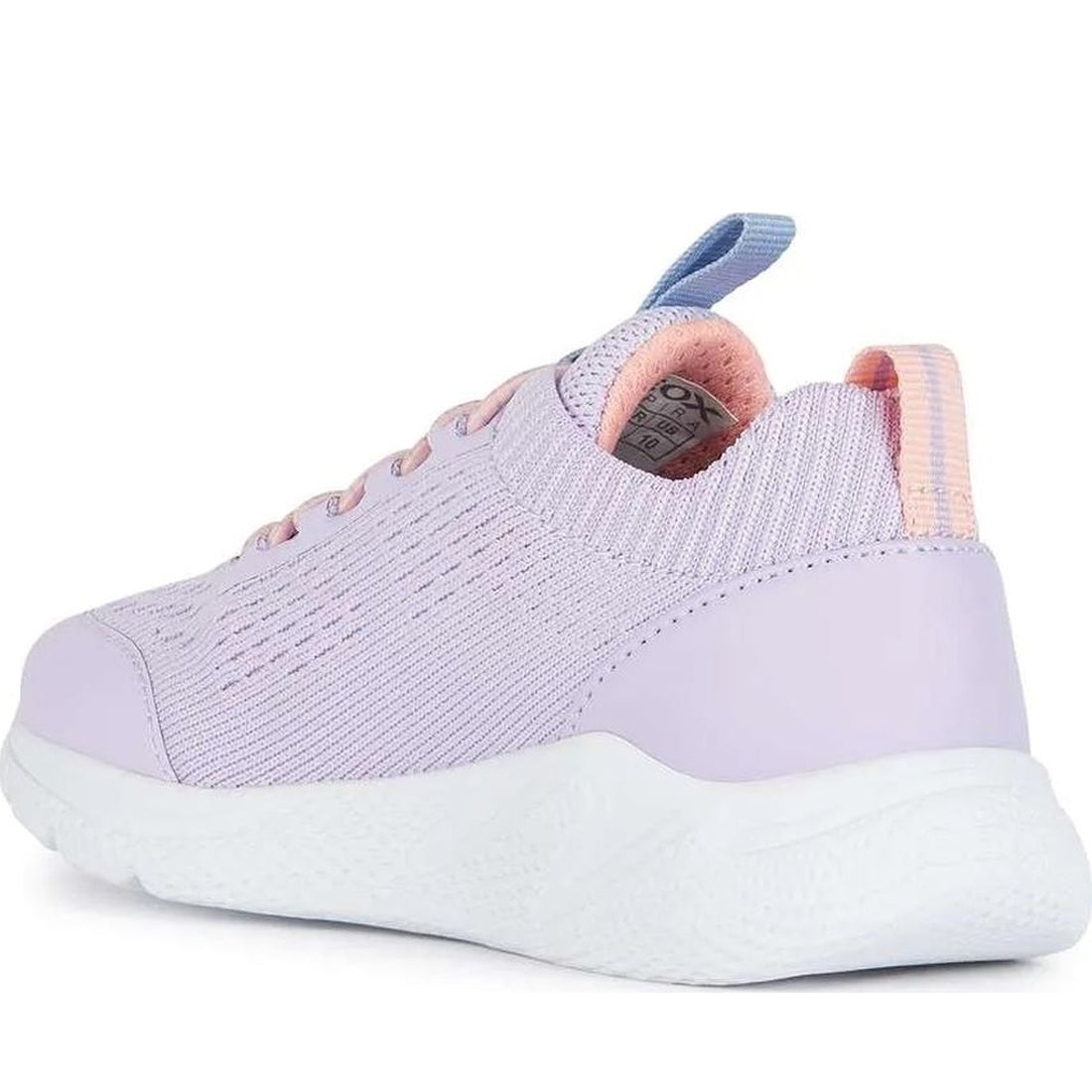 Geox girls lilac, lt coral sprintye sneakers | Vilbury London