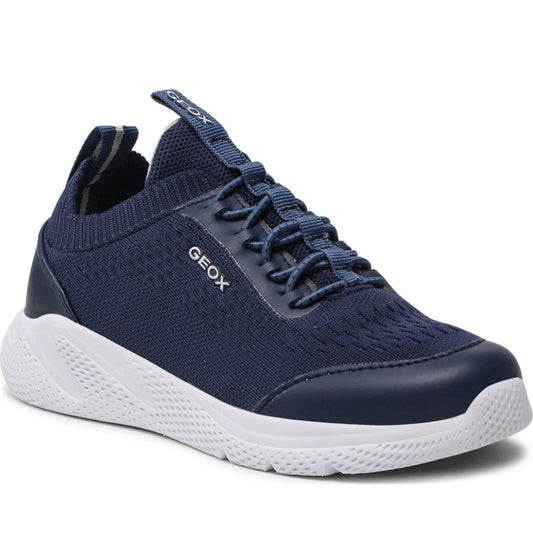 Geox boys navy sprintye sneakers | Vilbury London