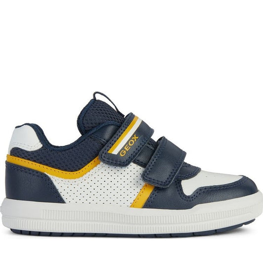 Geox boys navy, white arzach sneakers | Vilbury London