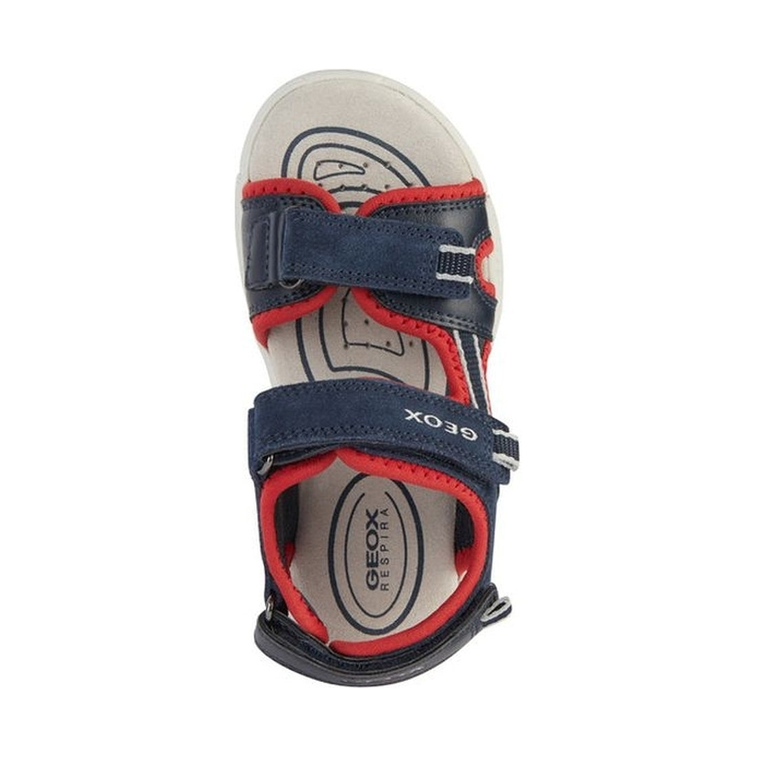 Geox boys navy, red sandal alben | Vilbury London