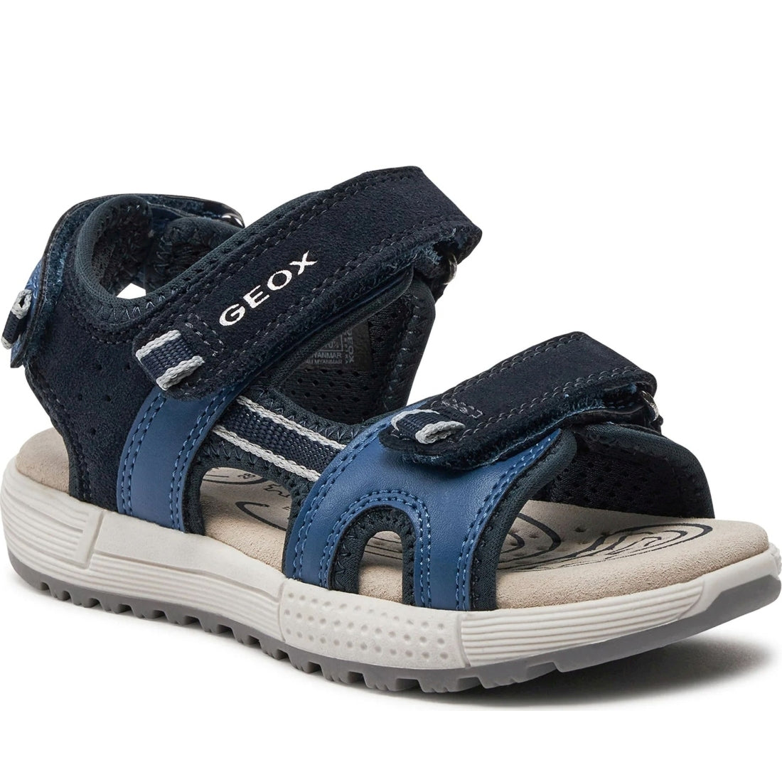 Geox boys navy, dk blue sandal alben | Vilbury London