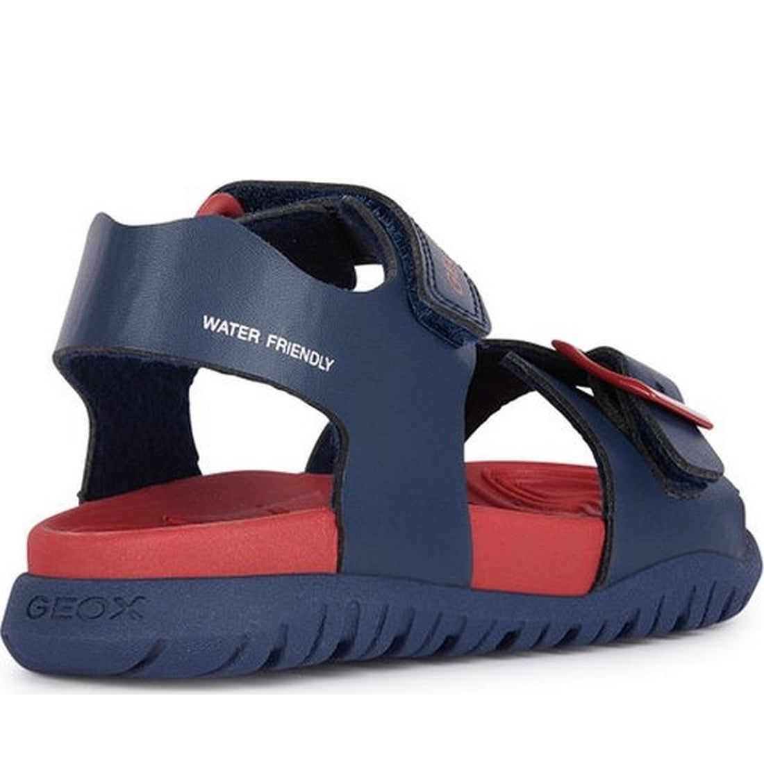 Geox boys navy, red sandal fusbetto | Vilbury London