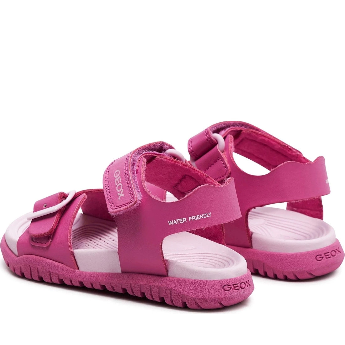 Geox girls fuchsia, pink sandal fusbetto | Vilbury London