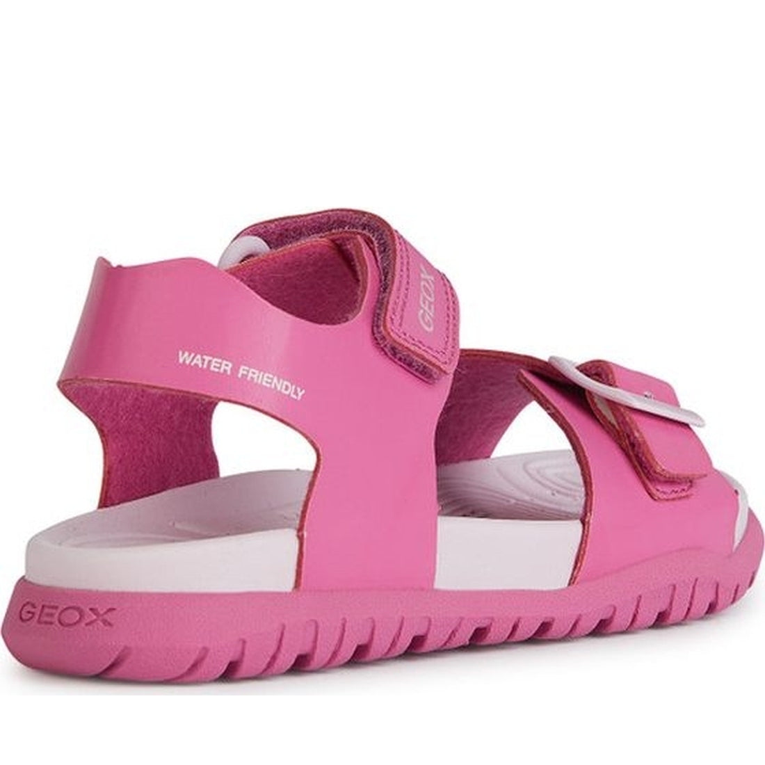 Geox girls fuchsia, pink sandal fusbetto | Vilbury London