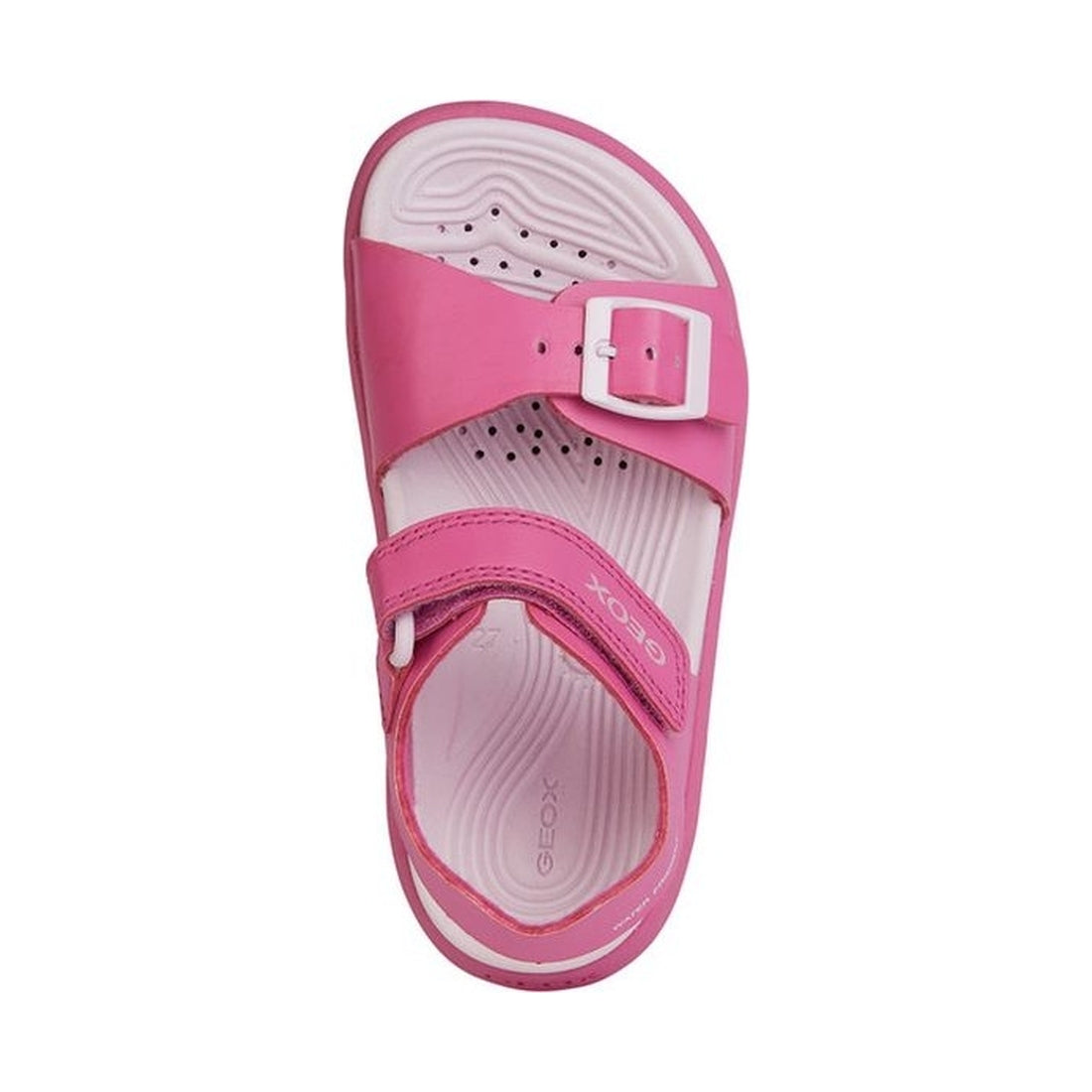 Geox girls fuchsia, pink sandal fusbetto | Vilbury London