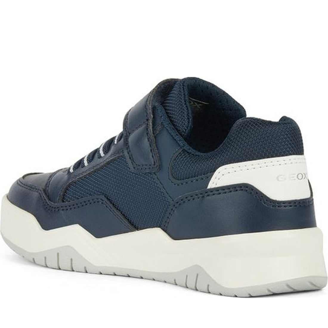 Geox boys navy, white perth sneakers | Vilbury London