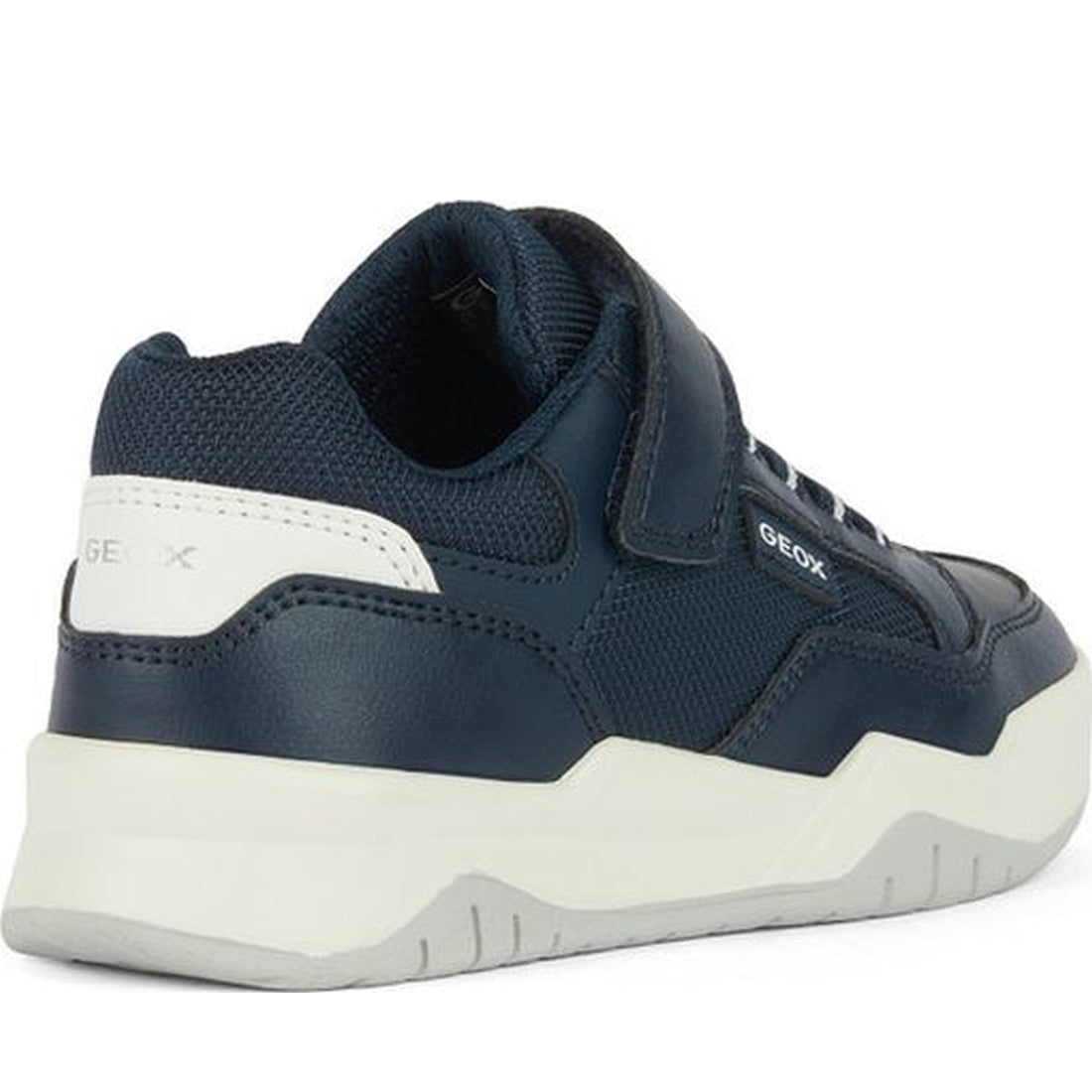 Geox boys navy, white perth sneakers | Vilbury London