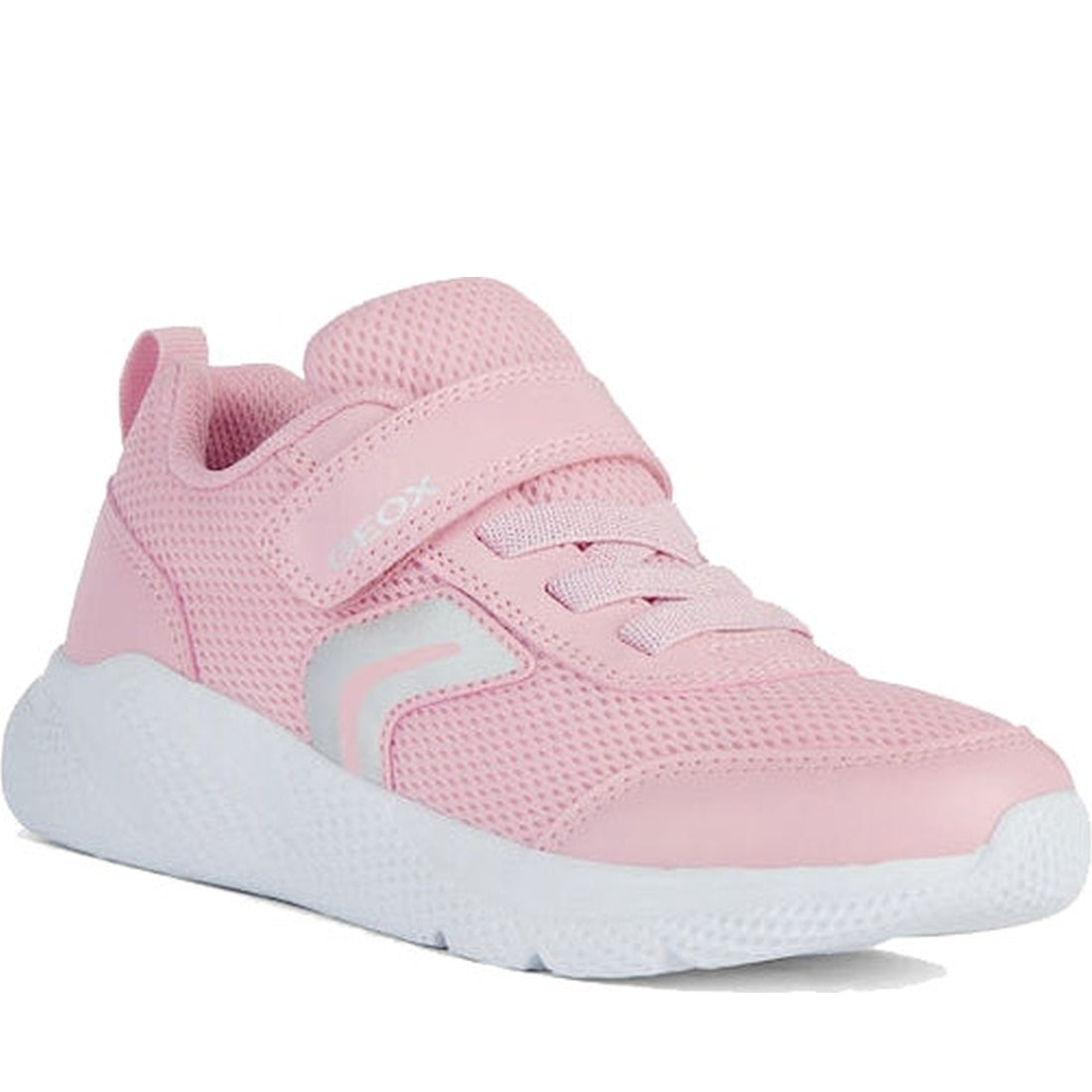 Geox girls salmon sprintye sneakers | Vilbury London