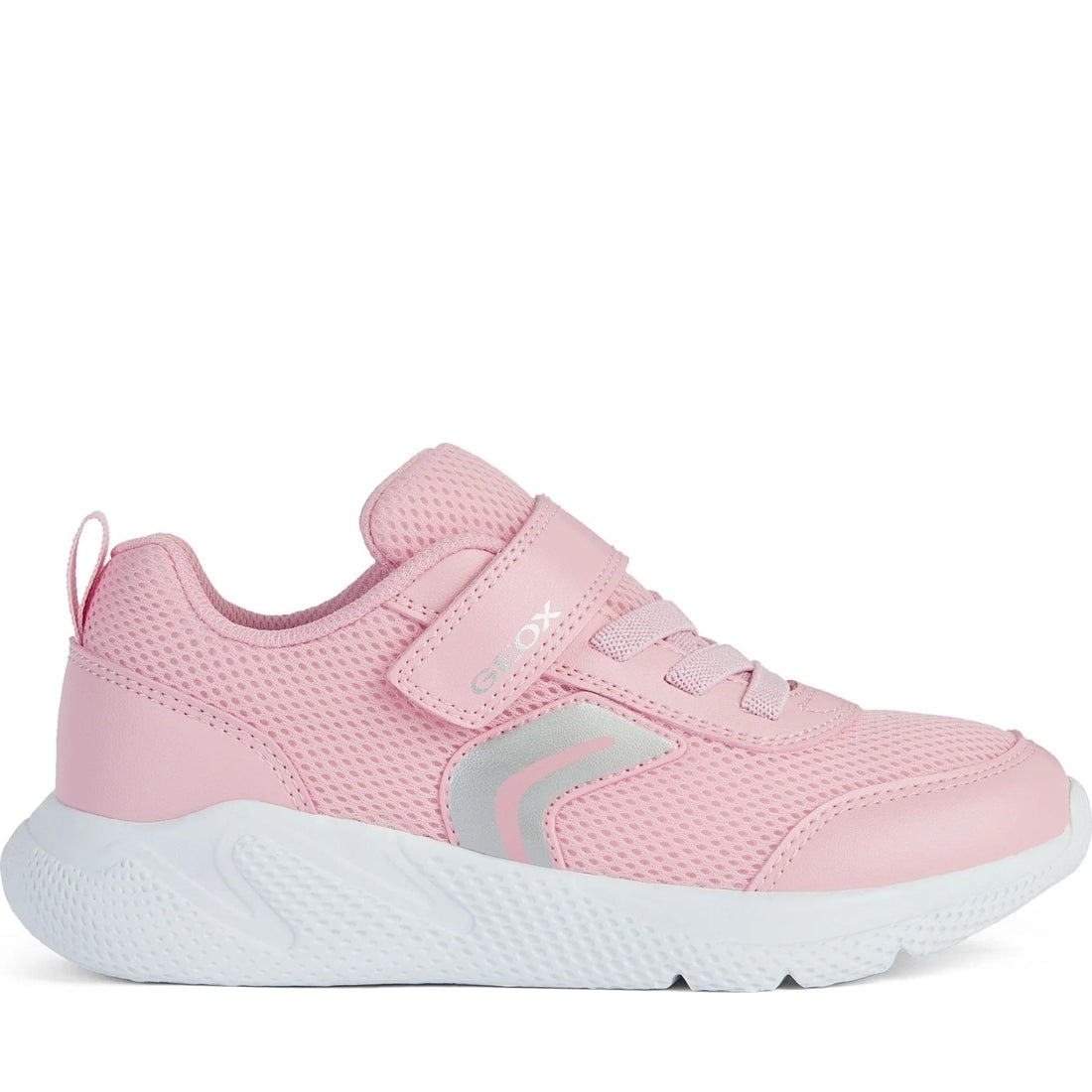 Geox girls salmon sprintye sneakers | Vilbury London