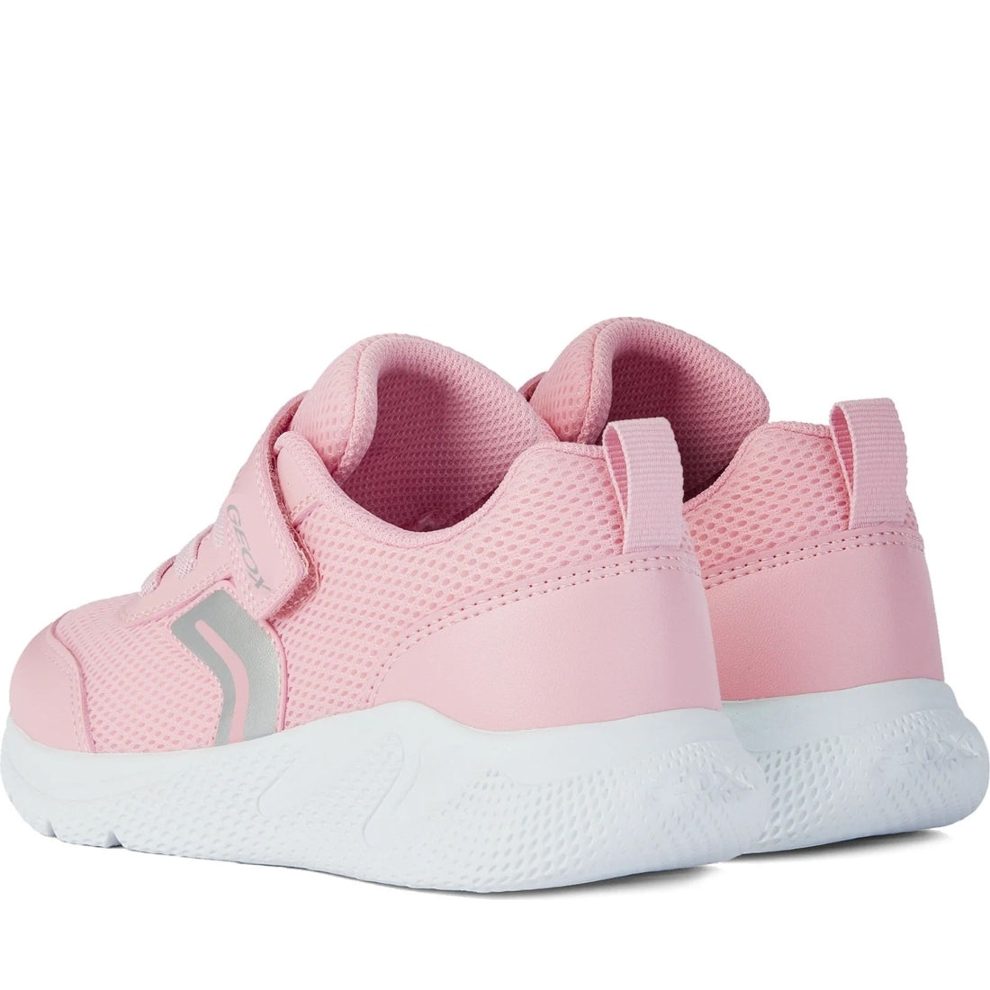 Geox girls salmon sprintye sneakers | Vilbury London