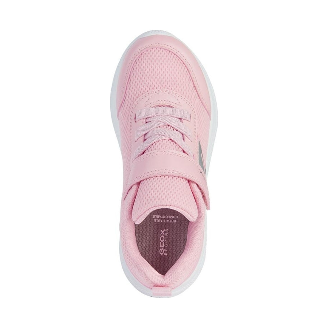 Geox girls salmon sprintye sneakers | Vilbury London