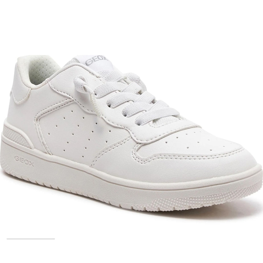 Geox girls white washiba sneakers | Vilbury London