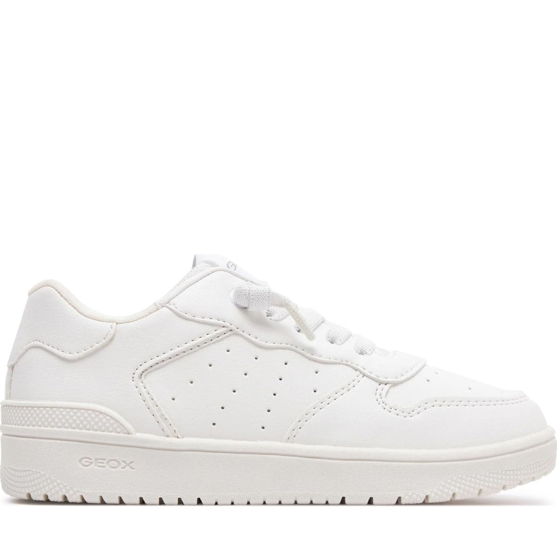 Geox girls white washiba sneakers | Vilbury London