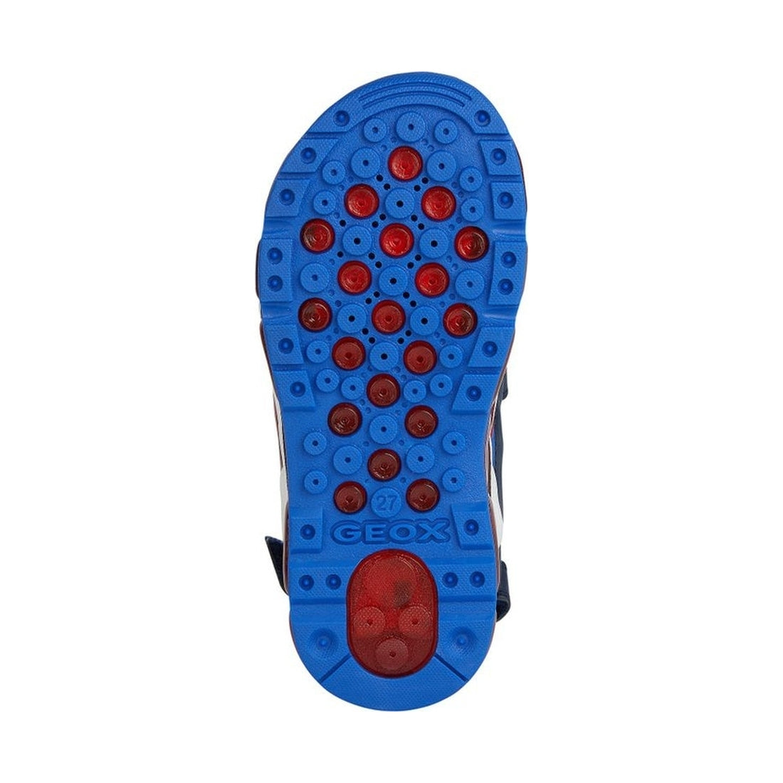 Geox boys navy, red sandal android | Vilbury London