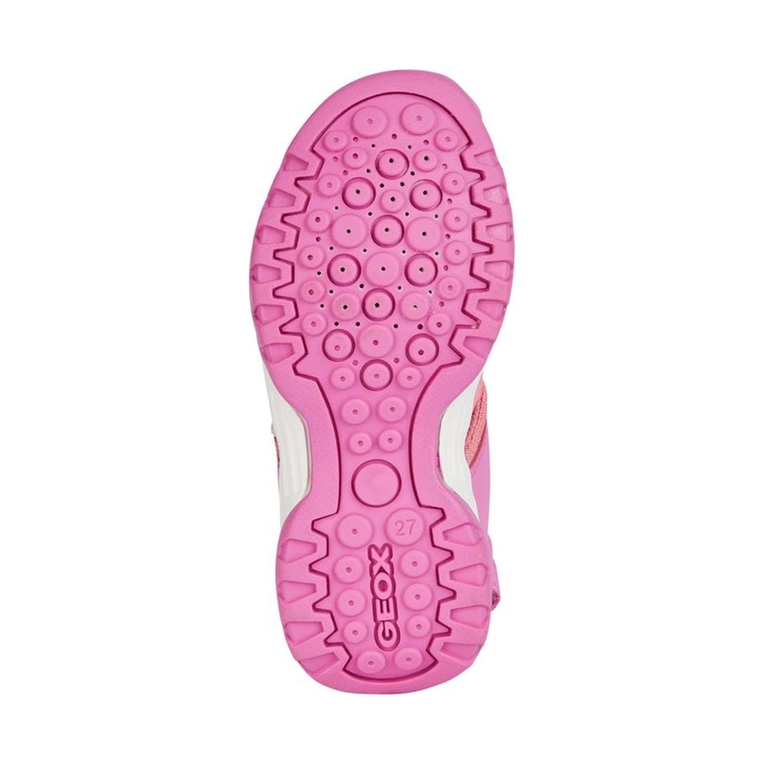 Geox girls fuchsia, lt coral borealis sandals | Vilbury London