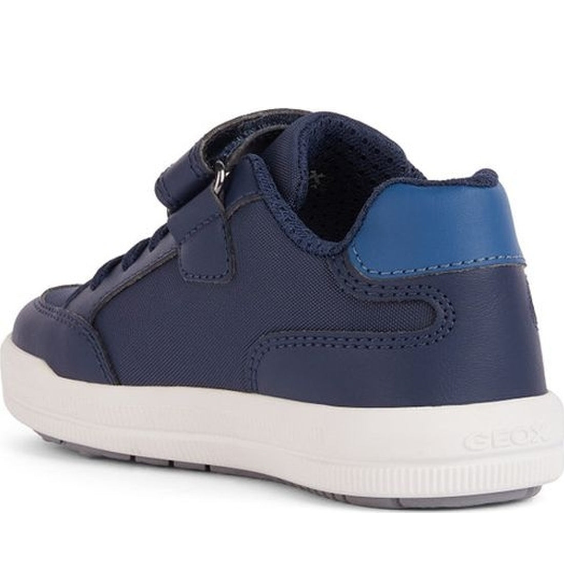 Geox boys navy, jeans arzach sneakers | Vilbury London