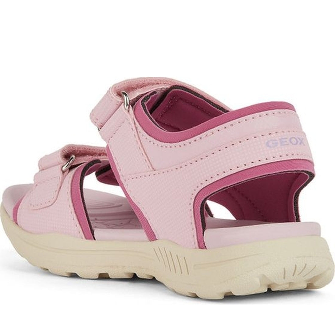 Geox girls pink, fuchsia vaniett sandals | Vilbury London