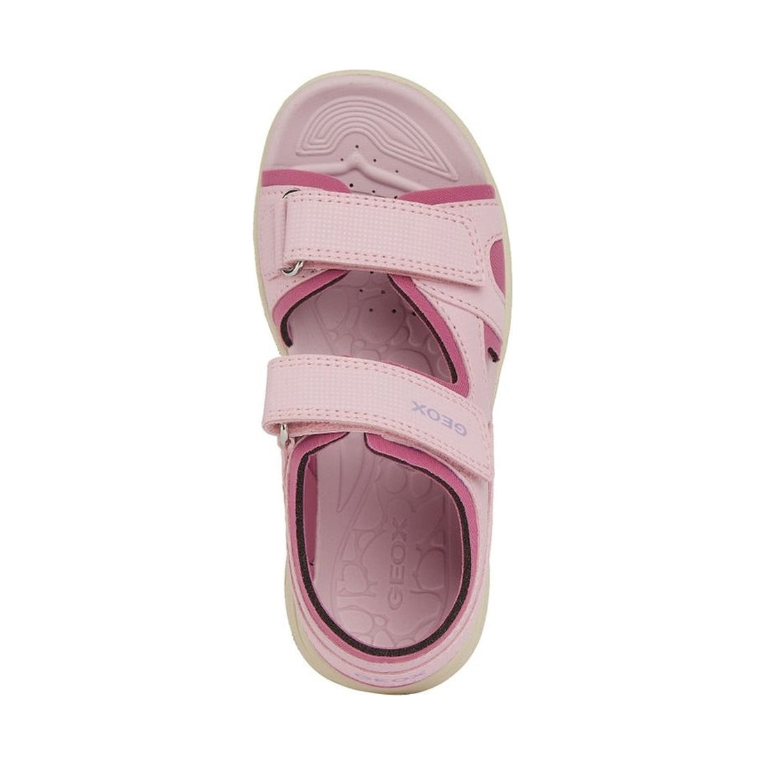 Geox girls pink, fuchsia vaniett sandals | Vilbury London