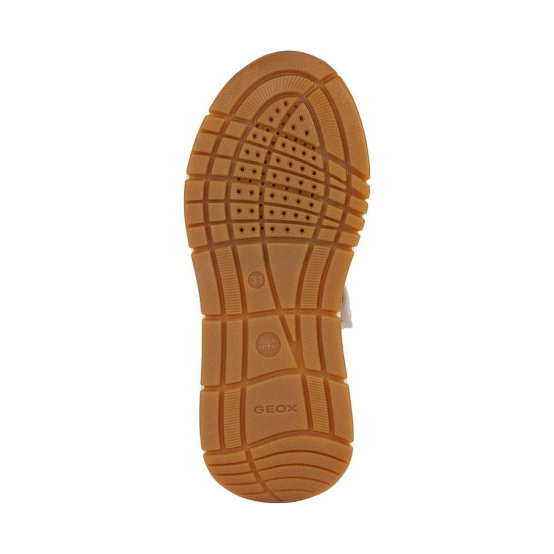 Geox girls lt ivory, lt coral mawazy sneakers | Vilbury London