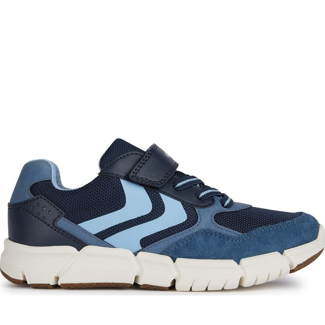 Geox boys navy, lt blue flexyper sneakers | Vilbury London
