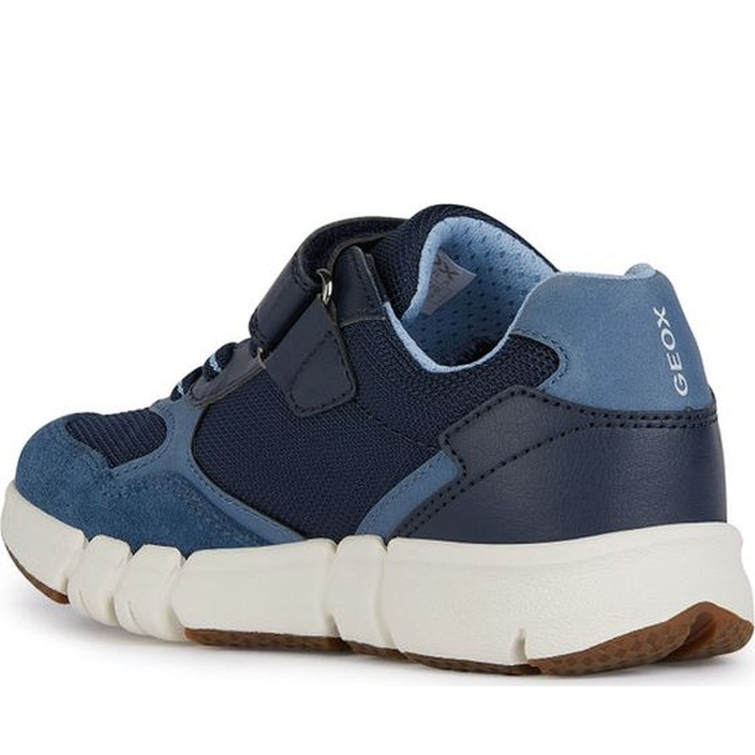 Geox boys navy, lt blue flexyper sneakers | Vilbury London