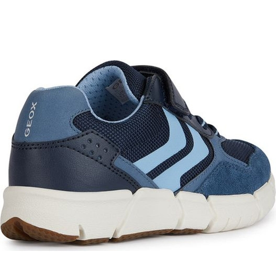 Geox boys navy, lt blue flexyper sneakers | Vilbury London
