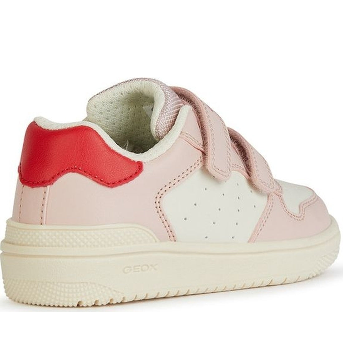 Geox girls lt ivory, lt rose washiba sneakers | Vilbury London