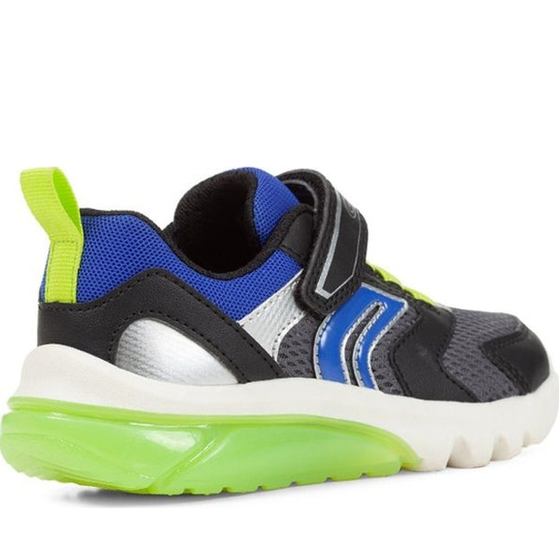 Geox boys dk grey, royal ciberdron sneakers | Vilbury London