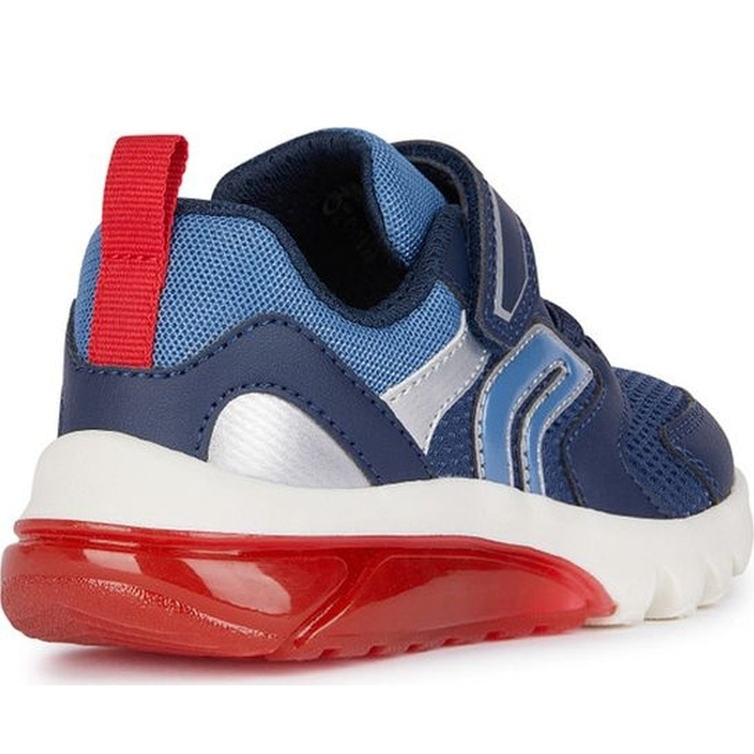 Geox boys navy, red ciberdron sneakers | Vilbury London