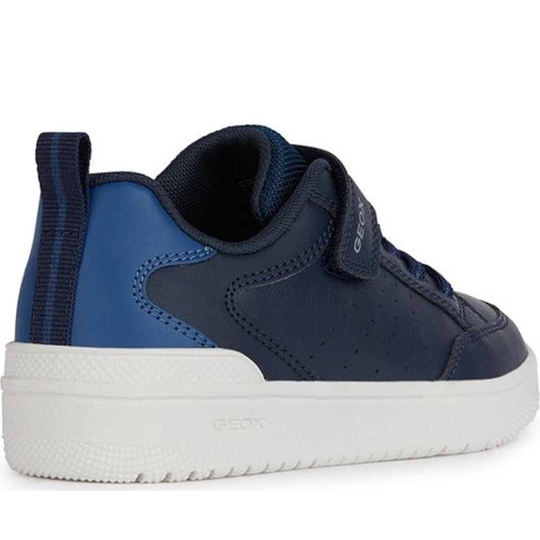 Geox boys navy, jeans washiba sneakers | Vilbury London