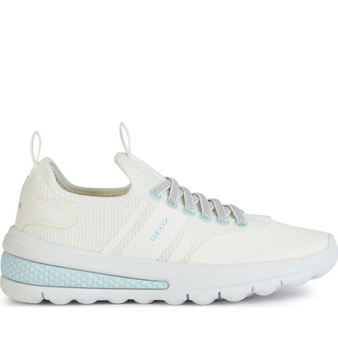 Geox girls white, watersea activart sneakers | Vilbury London