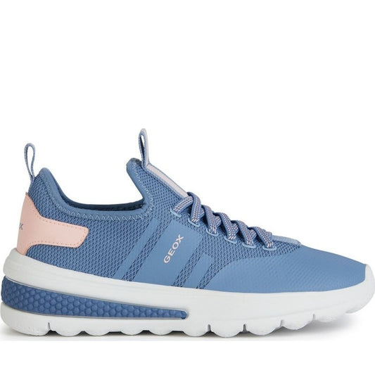 Geox girls sky, lt pink activart sneakers | Vilbury London