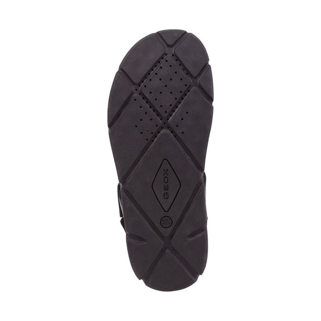 Geox mens black xand 2s sandals | Vilbury London