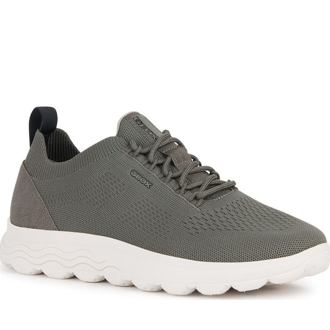 Geox mens dk green spherica sneakers | Vilbury London