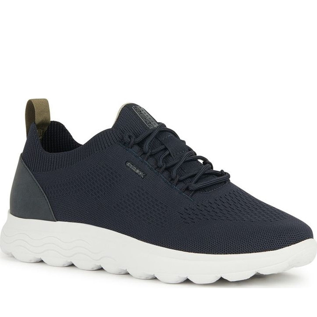 Geox mens lt navy spherica sneakers | Vilbury London