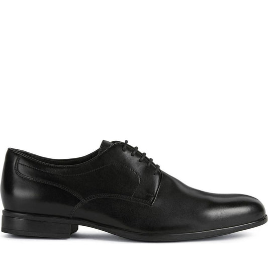 Geox mens black iacopo shoes | Vilbury London