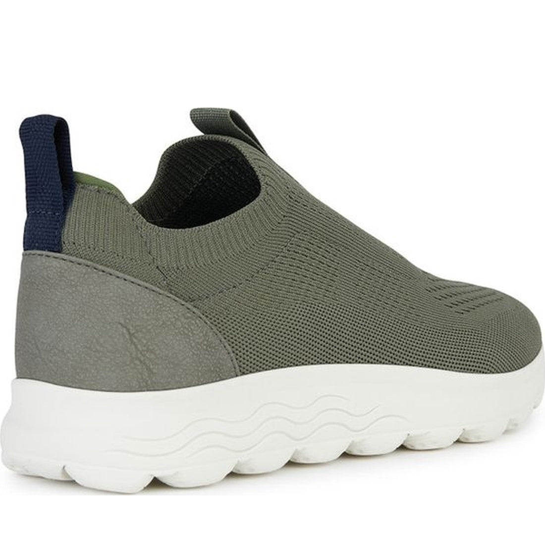 Geox mens dk green spherica sneakers | Vilbury London