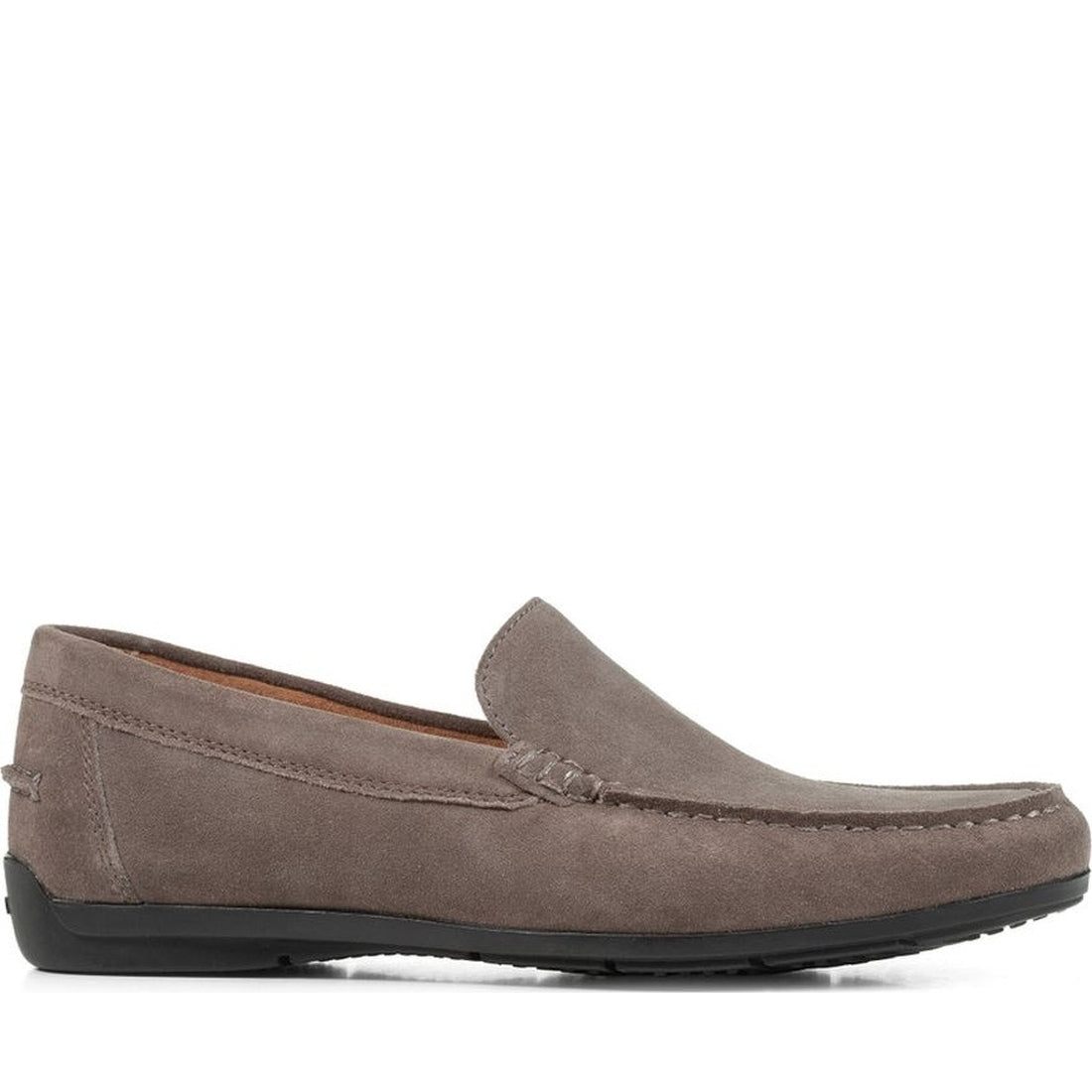 Geox mens dove grey siron moccasins | Vilbury London