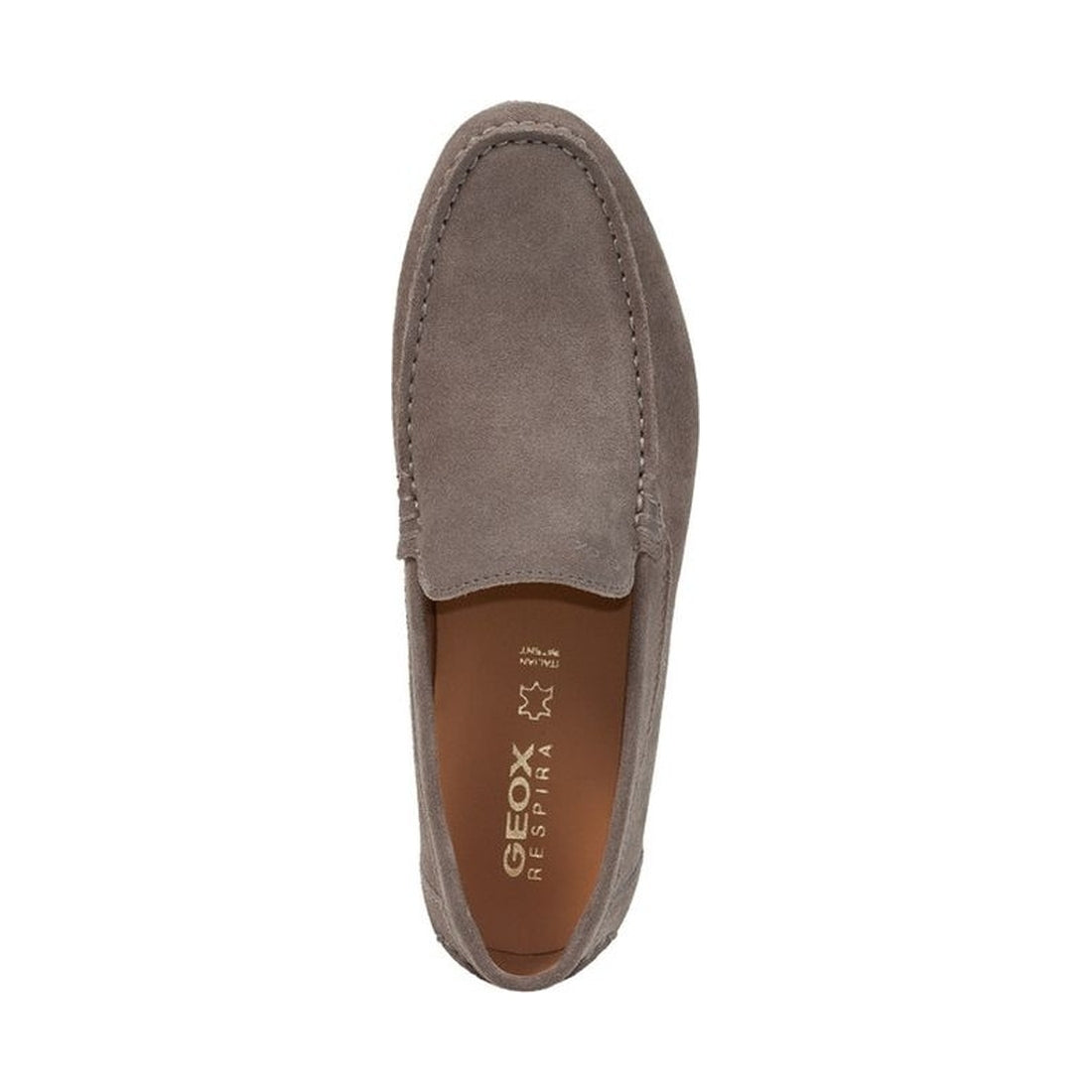 Geox mens dove grey siron moccasins | Vilbury London