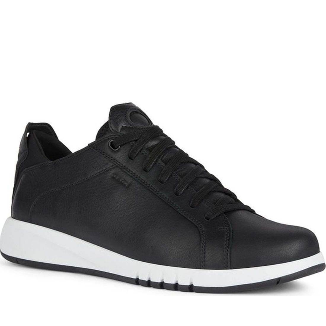 Geox mens black aerantis sneakers | Vilbury London