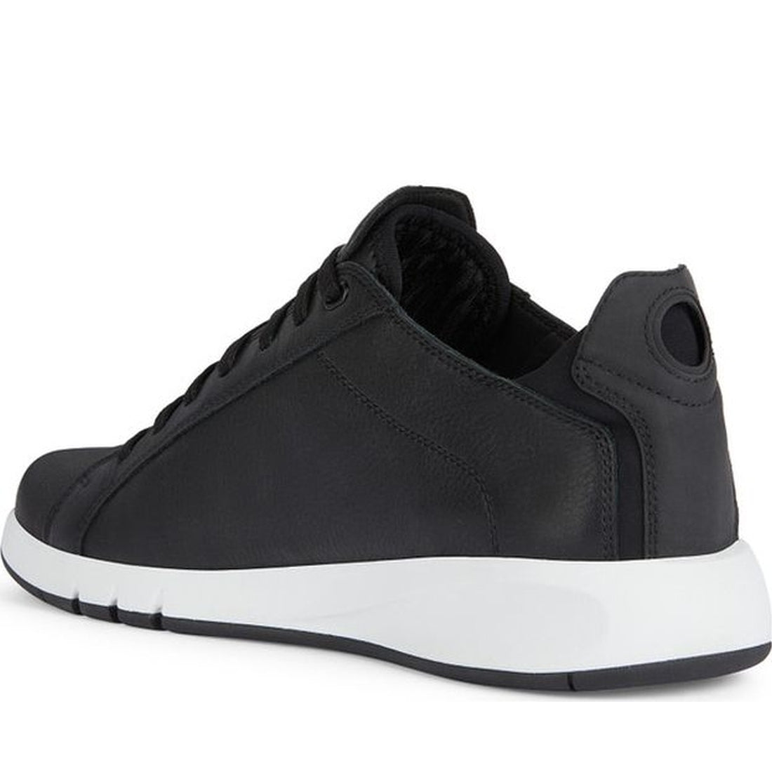 Geox mens black aerantis sneakers | Vilbury London