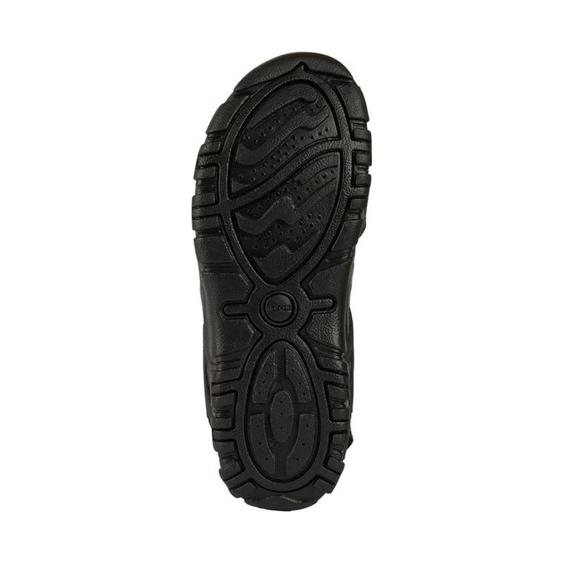 Geox mens black mo sandal strada sandals | Vilbury London