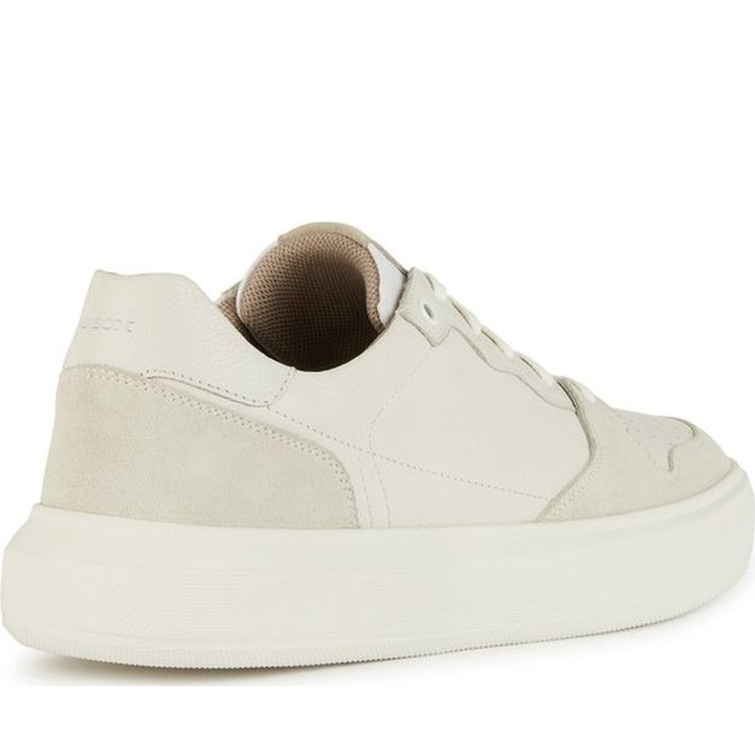 Geox mens white deiven sneakers | Vilbury London